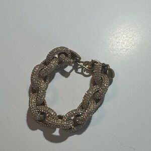 J. Crew Sparkling Gold Bracelet